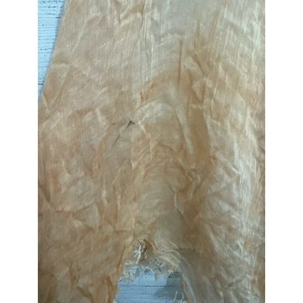 MM LaFleur Lightweight Crinkled Peachy Chic Scarf